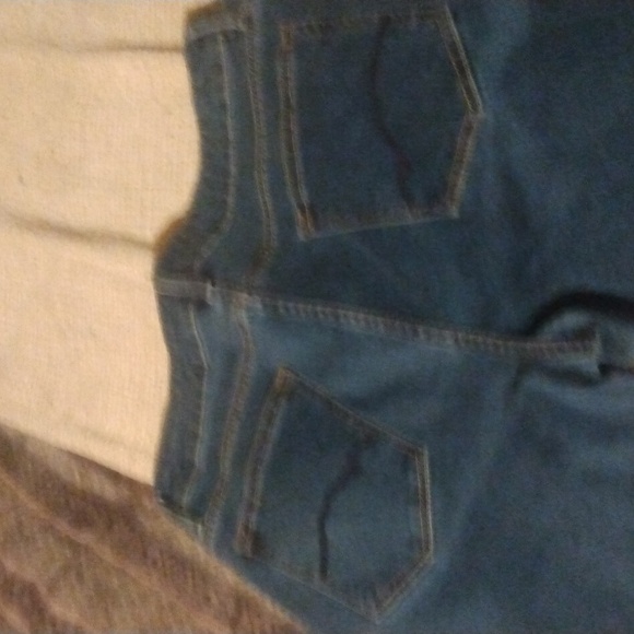 Blue Mountain Brand Women's Jeans Size 12 boot cut dark blue high waist - Picture 6 of 7